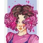 Картина за номерами Brushme Яскраві локони @nila_art_art 40х50 см (BS53521)