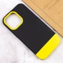 Чохол для iPhone Mobile Case TPU+PC Bichromatic Black / Yellow for iPhone 13 Pro Max: Тип чохла накладка на заднюю часть