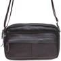 Мужская сумка через плечо Borsa Leather коричневая (k1t823-brown)