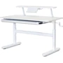 Детский стол ErgoKids TH-215 с полкой S50 XL White (TH-215 W + BD-S50 XL)