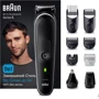 Машинка для стрижки (триммер) Braun MGK 5420: Зона применения Универсальный, Для бороды, Для бровей, Для головы, Для лица, Для носа, Для окантовки, Для усов