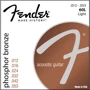 Струна для гитар Набор струн для акустической гитары Fender 60L
