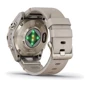 Смарт-часы Garmin Fenix 7S Pro Sapphire Solar Soft Gold with Limestone Leather Band (010-02776-30): Особенности Тактические, Гибридные, Барометр, Фонарик, Бесконтактная оплата, MP3-плеер, Водонепроницаемые, Большой экран, Металлический корпус, С сапфировым стеклом, Солнечная батарея, С большой автономностью