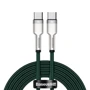 Кабель Baseus Cable USB-C to USB-C Cafule Metal 100W 2m Green (CATJK-D06)