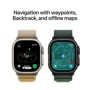 Apple Watch Ultra 2 2024 GPS + Cellular 49mm Natural Titanium Case з Tan Alpine Loop - Small (MX4E3UL/A): Матеріал Полиэстер