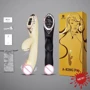 Вакуумный вибратор-кролик с подогревом KisToy A-King Pro Yellow, с LED-экраном