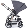 Универсальная коляска 2 в 1 ABC Design TURBO 4T Diamond Collection Asphalt, серый (1200144/1907): Возможность установки люльки есть
