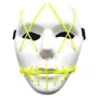 Неоновая Маска для вечеринок с подсветкой UFT LED Mask 1 Yellow фото 4