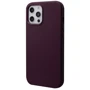 Чехол для iPhone WAVE Premium Leather Edition Case with MagSafe Deep Violet for iPhone 12 Pro Max