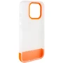 Чехол для iPhone Mobile Case TPU+PC Bichromatic Matte / Orange for iPhone 13 Pro: Материалы поликарбонат и полиуретан