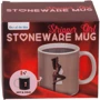 Чашка с термоэффектом OOTB Stoneware Mug Stripper Girl