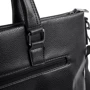 Мужская конференц-сумка Valiria Fashion черная (3DET890-2-2): Фактура Матовая, Зернистая