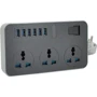 Мережевий фільтр Voltronic TВ-Т09, 3роз, 6*USB Black (ТВ-Т09-Black)