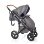 Універсальна коляска 2-в-1 Broco Capri grey: Матеріал коліс гума (надувні)