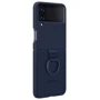 Аксесуар для смартфона Samsung Silicone Cover with Ring Navy Blue для Samsung F721 Galaxy Flip 4 (EF-PF721TNEGWW): Матеріал силикон
