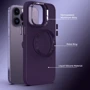 Чехол для iPhone TPU Case Bonbon Metal Style with MagSafe Dark Purple for iPhone 13 Pro Max: Цвет фиолетовый