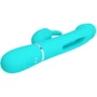 Вибратор 3в1 LYBAILE Pretty Love Twinkled Tenderness Kampas Turquoise (BW-500025-1)