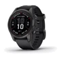 Смарт-часы Garmin Fenix 7S Pro Sapphire Solar Carbon Grey DLC Titanium with Black Band (010-02776-11)