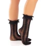 Носочки ажурные с рюшами Leg Avenue Mini Bow Lace Anklet Black