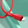 Кабель Baseus USB Cable to Lightning Silica Gel 1m Red (CALGJ-09) фото 5