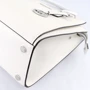 Женская сумка тоут Michael Kors белая (MK0565W): Фактура Сафьяно, Матовая
