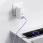 Кабель Baseus USB Cable to USB-C Crystal Shine Series 100W 2m Purple (CAJY000505) фото 4