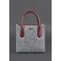 Женская сумка тоут BlankNote серая (BN-BAG-28-felt-vin)