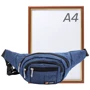 Мужская поясная сумка Valiria Fashion синяя (4DETBP3256-6): Пол Мужской