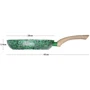Сковорода Fissman Malachite 28x5.4 см (4313): Антипригарное покрытие EcoStone