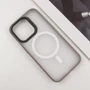 Чехол для iPhone Blueo Skin Friendly Frosted with MagSafe Grey for iPhone 16 Pro Max: Цвет серый