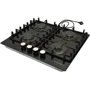 Варочная поверхность газовая Grunhelm GPG 6214 BF: Количество конфорок 4