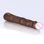 Вибратор Power Stud Rod 18x4 см, коричневый