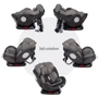 Автокресло Lorelli LYRA ISOFIX (0-36кг) (black/grey): Группа 0/1/2/3 (с рождения до 36 кг)