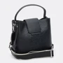 Женская сумка тоут Ricco Grande черная (K1MH9001-black): Фактура Тиснение, Матовая, Зернистая