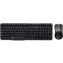 Комплект бездротовий RAPOO X1800 Wireless Optical Combo Black: інтерфейс підключення Wireless