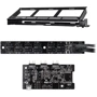 Корпус Cooler Master HAF 700 Evo Tempered Glass Black (H700E-IGNN-S00): Материал передней панели сталь