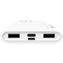 Внешний аккумулятор Silicon Power GP15 Power Bank 10000mAh White (SP10KMAPBKGP150W): Встроенный кабель нет