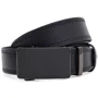 Чоловічий ремінь Borsa Leather чорний (125v1genav18-black)