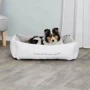 Лежак Trixie Pet's Home 60х50 см білий / бежевий, з сердечком, вельвет (4011905382371): Тип лежак