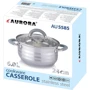 Кастрюля Aurora AU 5585 d 24 см, 6 л, c крышкой: Тип Традиционная