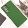 Чохол для телефона Lakshmi Case Silicone Cover Full Camera Dark Green для Samsung S928 Galaxy S24 Ultra: Колір зеленый