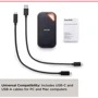 SanDisk Extreme PRO V2 2 TB (SDSSDE81-2T00-G25): Интерфейс подключения USB Type-C