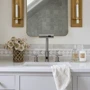 Смеситель для раковины Lefton Two-Handle Widespread Waterfall & Pull-Out Bathroom Faucet with Temperature Display-BFWS2401 Brushed Nickel: Тип излива выдвигающийся излив