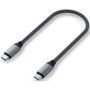 Кабель Satechi Cable USB-C to USB-C 100W 25cm Space Grey (ST-TCC10M): Тип USB-C - USB-C