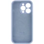 Чехол для iPhone Mobile Case Silicone Case Full Camera Protective Lilac Blue for iPhone 15 Pro Max: Тип чехла накладка на заднюю часть