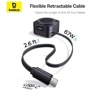 Зарядное устройство Baseus Wireless Charging Magnetic PicoGo 2in1 Qi2 67W with USB-C Cable Black (P10276800123-00) for Apple iPhone 16 I 15 I 14 I 13 I 12 series фото 11
