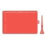 Графический планшет Huion HS611 Coral red: Формат поверхности A5