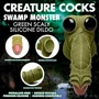Фантазийный фаллоимитатор Creature Cocks Swamp Monster Green Scaly Silicone Dildo