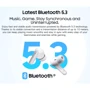 Наушники Blackview AirBuds 8 White: Дополнительно влагозащита, Совместимость с Android, Совместимость с Apple, TWS наушники