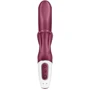 Вибратор-кролик Satisfyer Love Me Red, гибкий, отросток с тройным кончиком